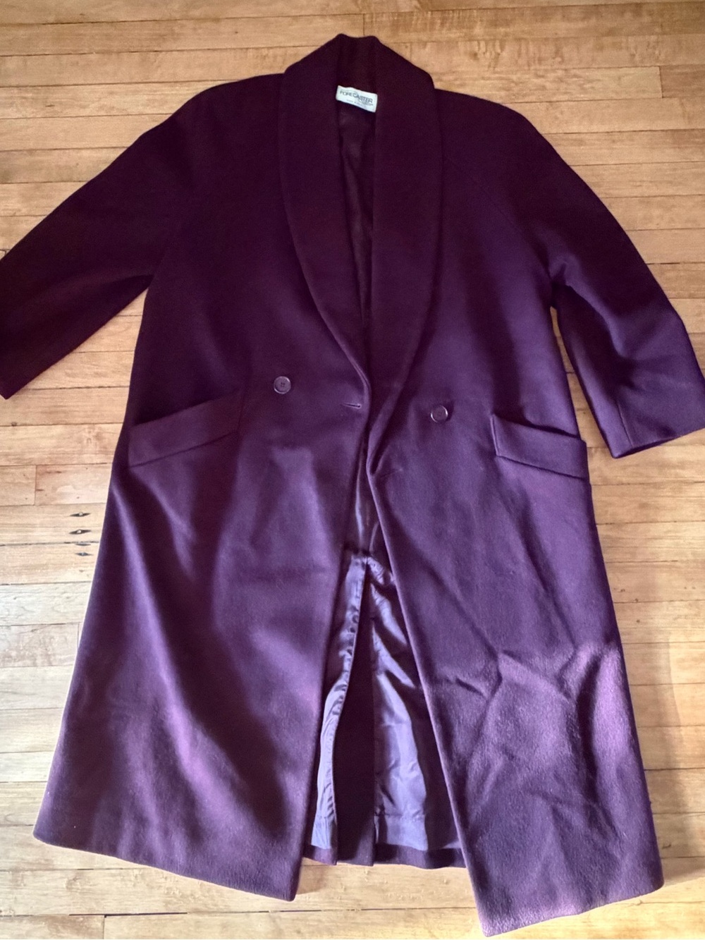 Vintage Wool Coat - Forecaster of Boston - Size 14